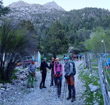 Успешно состоялись весенние альп.сборы в Дугобе на майские праздники!