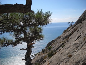 Крым (скальные маршруты, альпинизм) фото, октябрь 2010