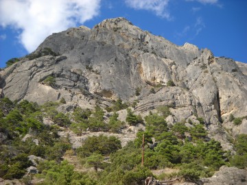 Крым (скальные маршруты, альпинизм) фото, октябрь 2010