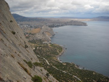 Крым (скальные маршруты, альпинизм) фото, октябрь 2010