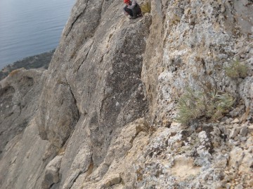 Крым (скальные маршруты, альпинизм) фото, октябрь 2010