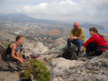 Крым (скальные маршруты, альпинизм) фото, октябрь 2010