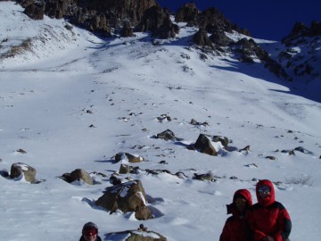 Туюк-Су альпсборы (Тянь-Шань) фото, январь 2011