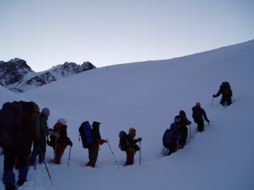 Туюк-Су альпсборы (Тянь-Шань) фото, январь 2011