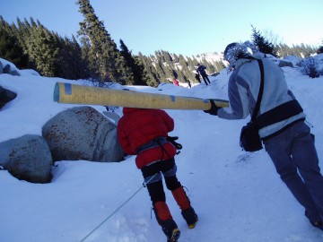 Туюк-Су альпсборы (Тянь-Шань) фото, январь 2011