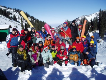 Туюк-Су альпсборы (Тянь-Шань) фото, январь 2011