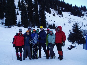 Туюк-Су альпсборы (Тянь-Шань) фото, январь 2011