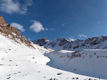 Туюк-Су альпсборы (Тянь-Шань) фото, январь 2012