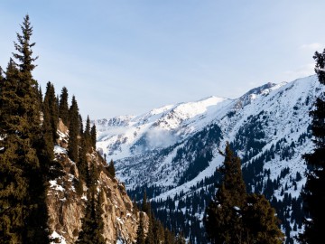 Туюк-Су альпсборы (Тянь-Шань) фото, январь 2012