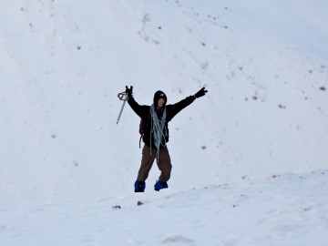 Туюк-Су альпсборы (Тянь-Шань) фото, январь 2012