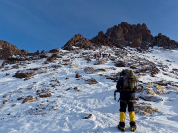 Туюк-Су альпсборы (Тянь-Шань) фото, январь 2012