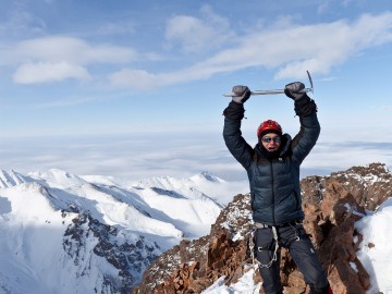 Туюк-Су альпсборы (Тянь-Шань) фото, январь 2012