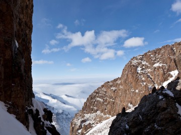 Туюк-Су альпсборы (Тянь-Шань) фото, январь 2012