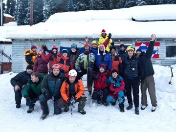 Туюк-Су альпсборы (Тянь-Шань) фото, январь 2012