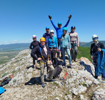 Успешно закончились наши майские альп.сборы в Крыму, в Мисхоре!!