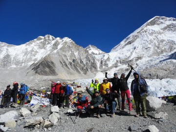 Восхождение на Айленд Пик (Гималаи, Непал) фото, ноябрь 2012