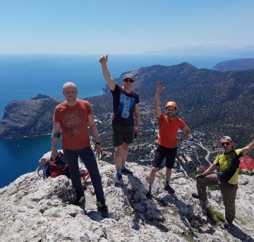 Альпинистские восхождения в Крыму в июне (Судак, гора Сокол)