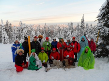 Альпсборы на Таганае (Урал) фото, январь 2013