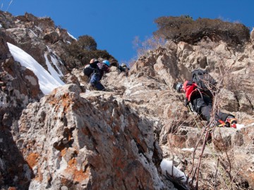 Сборы в Туюк-Су (Тянь-Шань), февраль 2013