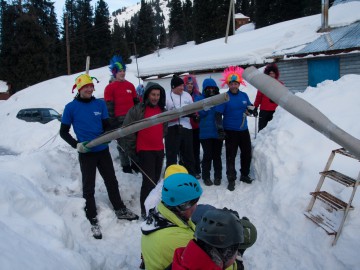 Сборы в Туюк-Су (Тянь-Шань), февраль 2013