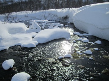 Хибины (Апатиты, Кольский полуостров), март 2013