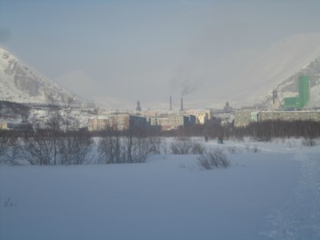 Хибины (Апатиты, Кольский полуостров), март 2013