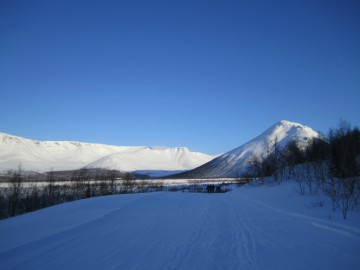 Хибины (Апатиты, Кольский полуостров), март 2013