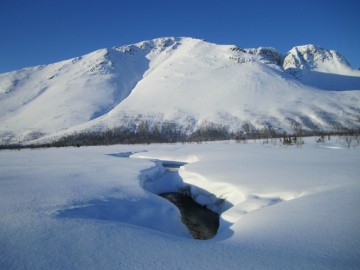 Хибины (Апатиты, Кольский полуостров), март 2013