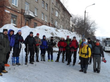 Хибины (Апатиты, Кольский полуостров), март 2013