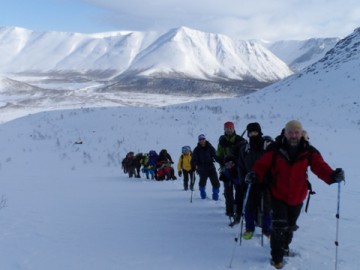 Хибины (Апатиты, Кольский полуостров), март 2013