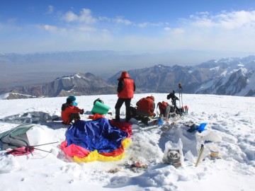 Пик Ленина (Памир), сентябрь 2013