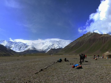 Пик Ленина (Памир), август 2013