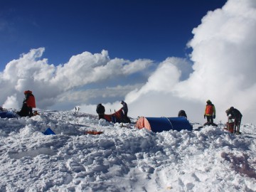 Пик Ленина (Памир), август 2013