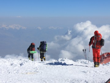 Пик Ленина (Памир), август 2013