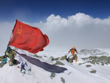 Пик Ленина (Памир), август 2013