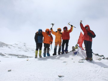 Пик Ленина (Памир), август 2013