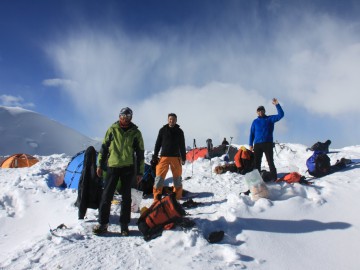 Пик Ленина (Памир), август 2013