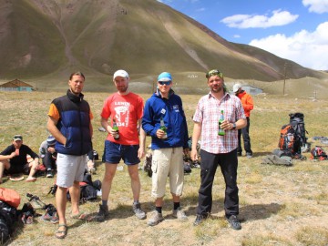 Пик Ленина (Памир), август 2013