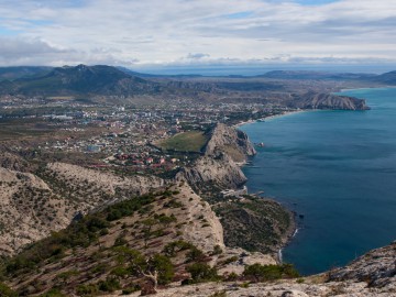 Судак (Крым), октябрь 2013