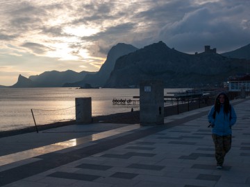 Судак (Крым), октябрь 2013