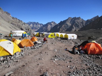 Восхождение на Аконкагуа (Анды, Южная Америка), февраль 2014