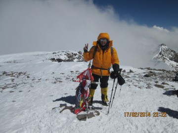 Восхождение на Аконкагуа (Анды, Южная Америка), февраль 2014
