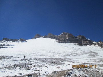 Восхождение на Аконкагуа (Анды, Южная Америка), февраль 2014