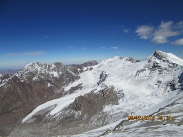 Восхождение на Аконкагуа (Анды, Южная Америка), февраль 2014