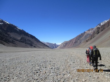 Восхождение на Аконкагуа (Анды, Южная Америка), февраль 2014