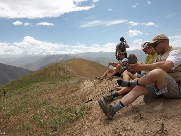 Пик Коммунизма, пик Корженевской фото, июль-август 2008
