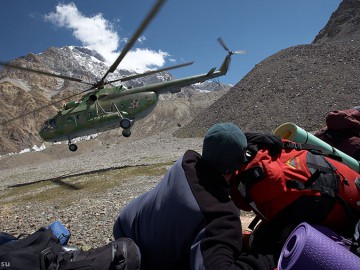 Пик Коммунизма, пик Корженевской фото, июль-август 2008