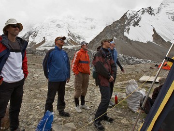 Пик Коммунизма, пик Корженевской фото, июль-август 2008