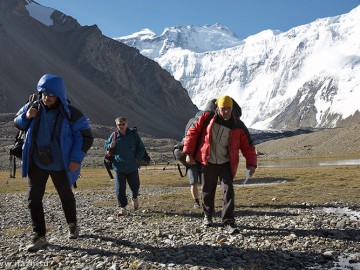 Пик Коммунизма, пик Корженевской фото, июль-август 2008