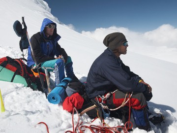 Пик Коммунизма, пик Корженевской фото, июль-август 2008